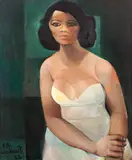 Mulata by Di Cavalcanti, 1968, óleo sobre tela, offered Sep 2014