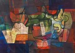 Sem Título by Roberto Burle Marx, 1986, panneaux, offered Sep 2014