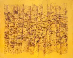 Sem Título by Kazuo Wakabayashi, 1969, óleo sobre tela, offered Sep 2014