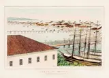 Francisco Henrique Carls, VISTA DO RECIFE (TIRADO DO OBSERVATÓRIO), 1873, cromolitografia