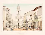 Francisco Henrique Carls, PATEO DO TERÇO (RECIFE), 1873, cromolitografia