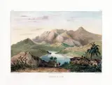 Johann Moritz Rugendas, CATAS ALTAS, 1835, litografia aquarelada