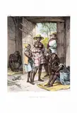 Johann Moritz Rugendas, NEGROS NOVOS, 1835, litografia aquarelada