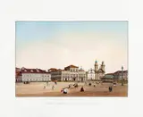 Charles Ribeyrolles, PALAIS IMPERIAL A RIO DE JANEIRO, 1861, litografia aquarelada