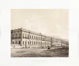 Charles Ribeyrolles, HOPITAL DE PEDRO II, 1861, litografia aquarelada