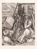 Albrecht Durer, MELENCOLIA (A MELANCOLIA), gravura em metal