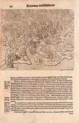 CIDADE DE SALVADOR COM A ILHA DE ITAMARACA by Theodor de Bry, gravura em metal, offered Jun 2014