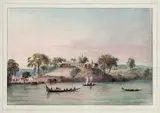 Philippe J. Benoit, PAISAGEM DO NORTE, 1839, litografia aquarelada