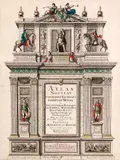 Alexis Hubert Jaillot, ATLAS NOUVEAU CONTENANT TOUTES LES PARTIES DU MONDE, gravura em metal, aquarelado