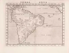 Giacomo Gastaldi, TIERRA NOVA, gravura em cobre