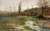 Adolphe Appian, Paisagem, óleo sobre tela