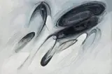 Samson Flexor, Noirs et Gris s/ Blancs, 1961, óleo sobre tela