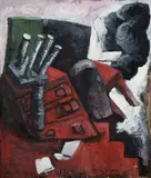 Paulo Monteiro, Sem Título, 1985, óleo sobre tela