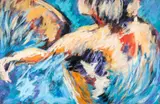 Sem Título by Luiz Pizarro, 1986, óleo sobre tela, offered May 2014