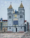 Yasuichi Kojima, Igreja de São Bento, 2005, óleo sobre tela