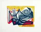 Roberto Burle Marx, Sem Título, 1976, serigrafia sobre papel