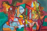 Roberto Burle Marx, Elisa Elisius, 1993, acrílico sobre papel