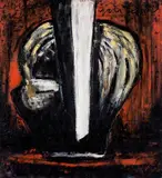 Daniel Senise, Sem Título, 1986, óleo sobre tela