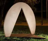 Sem Título by Amílcar de Castro, escultura de corte e dobra redonda em aço corten, offered Mar 2014