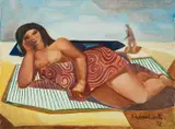 Di Cavalcanti, Mulata na Praia