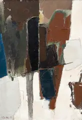 Sem Título by Maria Polo, 1963, óleo sobre tela, offered Mar 2014