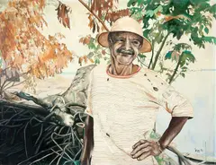 Roceiro do Solimões by Sepp Baendereck, 1976, óleo sobre tela, offered Mar 2014