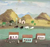 Fulvio Pennacchi, Aldeia com Bois