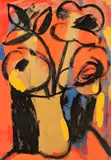 Vaso de Flores by Aldo Bonadei, óleo sobre cartão, offered Mar 2014