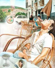 Mãe com Filho by Walderedo De Oliveira, 1981, óleo sobre tela, offered Mar 2014