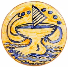Sem Titulo by Marepe, 2009, pintura em cerâmica, offered Mar 2014