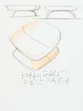 Karim Rashid, Koffy Table, 2008, técnica mista sobre papel