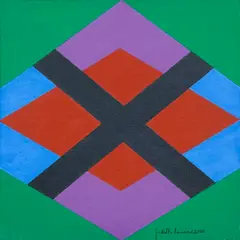 Sem Título by Judith Lauand, 2000, óleo sobre tela, offered Nov 2013