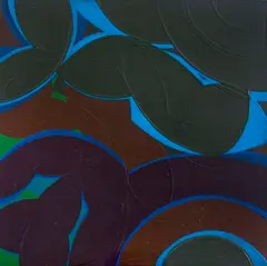 Série Sinais by Fernando Lemos, 1969, óleo sobre tela, offered Nov 2013