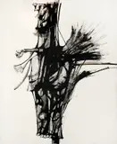Aldemir Martins, Sem Título, 1961, tinta imprensa sobre tela