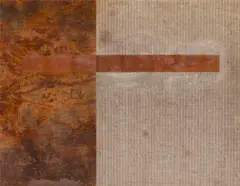 Díptico by José Bechara, pigmentos e oxidações sobre lona, offered Nov 2013