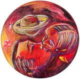 Saturno e Sua Amada by Rubens Gerchman, óleo sobre tela, offered Nov 2013