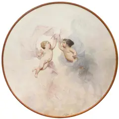 Putti by José Malhoa, 1902, óleo sobre tela, offered Nov 2013