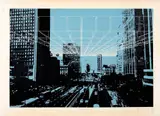 Regina Silveira, Destrutura Urbana 8, 1976, serigrafia sobre papel