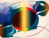 Paul Jenkins, Sem Título, 1993, serigrafia sobre papel
