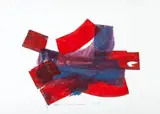 Cleoo, Composição Informal nº 143, 1985, técnica mista sobre papel