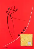 Ivone Alder, Luxuria, 2013, técnica mista sobre tela