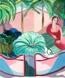 Figura Feminina by Cícero Dias, óleo sobre tela, offered Jun 2013