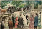 Antonio Gomide, Casamento, 1958, aquarela sobre papel