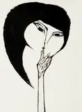 Figura Feminina by Aldemir Martins, 1967, nanquim e aquarela sobre papel, offered Jun 2013