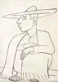 Diego Rivera, Hombre con Sombrero