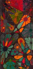 Sem Título by Antônio Maluf, 1961, anilina colorida sobre tecido aveludado, offered Mar 2013