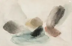 Abstrato by Samson Flexor, 1963, aquarela sobre papel, offered Mar 2013