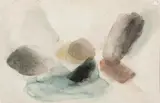 Samson Flexor, Abstrato, 1963, aquarela sobre papel