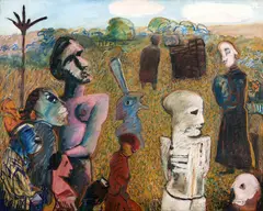 Sem Título by Maciej Babiński, 1997, óleo sobre tela, offered Mar 2013