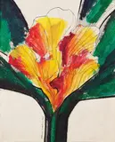 Flor by Aldemir Martins, 1968, acrílico sobre tela, offered Mar 2013
